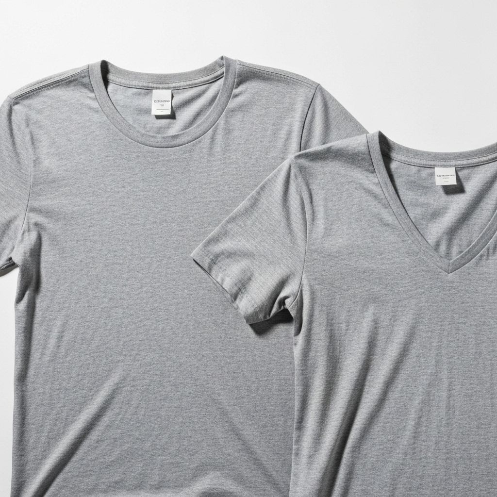 Crew Neck vs V‑Neck 2025: Scientific Guide to Neckline Selection Based on Face Shape and Body Proportions